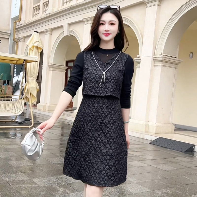 小个子连衣裙显高显瘦遮肚子