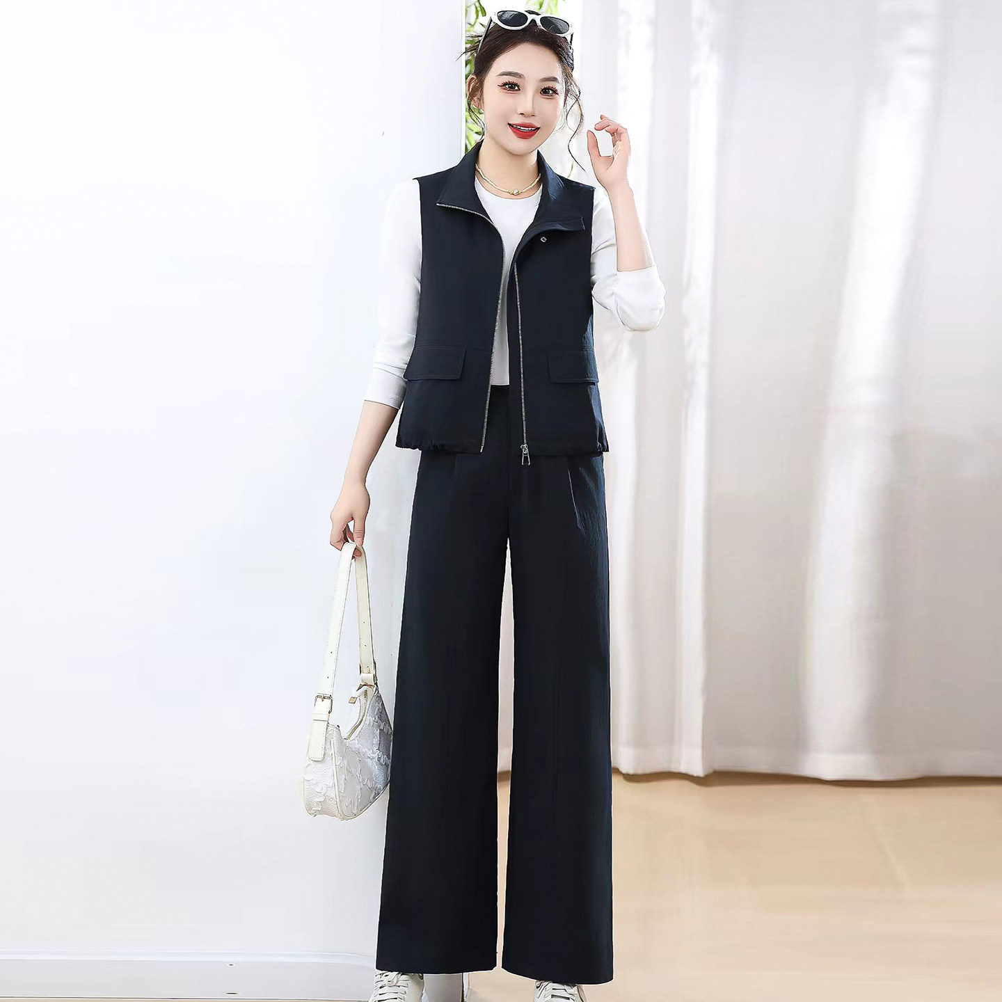 2026春秋新款休闲减龄女三件套