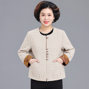 小个子复古国风穿搭外套女新款秋装百搭宽松时尚休闲园领短外套潮