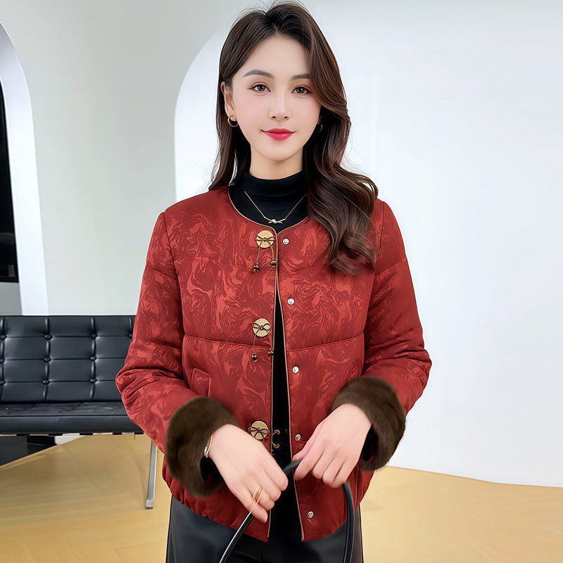 新中式国风棉服女2025年冬季新款