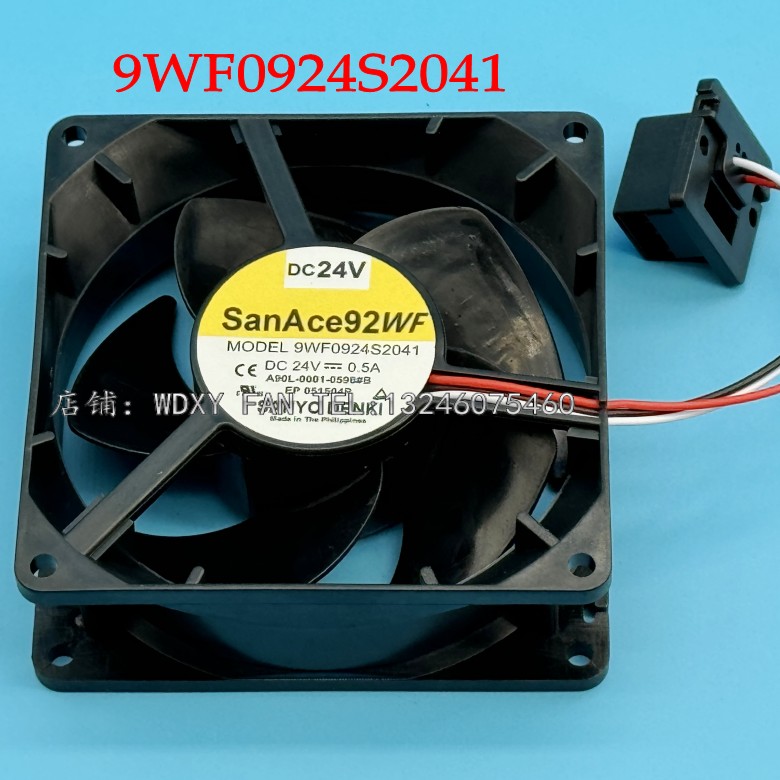 9WF0924S2041 24V0.5A三洋原装发那科FANUC风扇 A90L-0001-0598#B