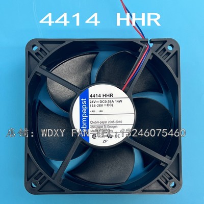全新ebmpapst 4414 HHR DC24V 0.58A 14W 12038变频器散热风扇