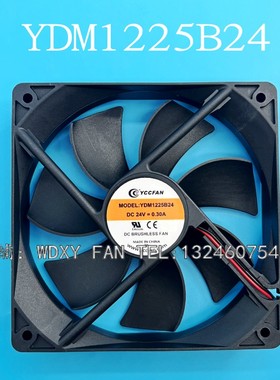 原装正品YCCFAN YDM1225B24 24V 0.30A 12025 孵化恒温变频器风扇