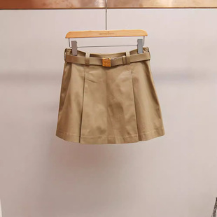 新款 夏季 复古港风纯色高腰腰带金属扣 宝藏深圳南油高端女装 Gary