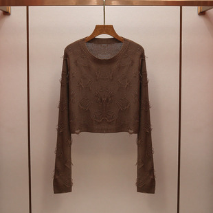 复古辣妹风剪毛设计感短款 Gary 新款 春季 宝藏深圳南油高端女装