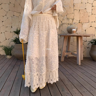 温柔风高品质提花蕾丝长款 新款 宝藏Hers一勺甜2026春季 Gary