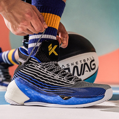 安踏kt4汤普森篮球鞋男鞋2021新款中帮实战nba球员版球鞋运动鞋男