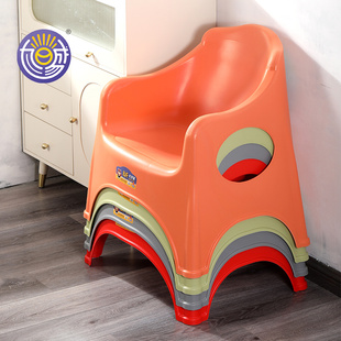 塑料靠背沙发椅扶手椅懒人椅客厅看电视茶几凳特大加厚矮大象椅子