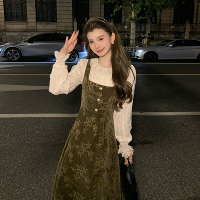 法式复古两件套气质减龄套装