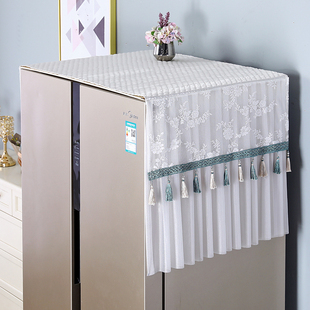 2026年新款美的冰箱罩顶部防尘散热透气盖布松下单双开门防滑盖巾