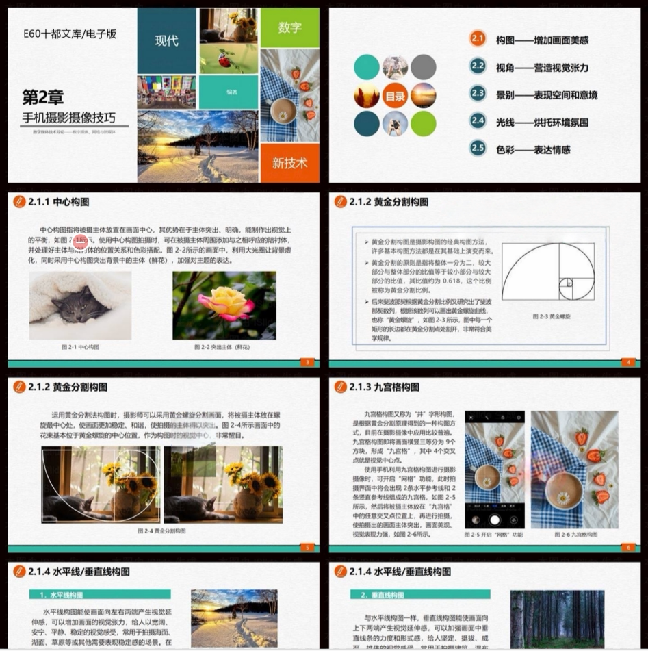 2026手机摄影摄像入门与后期处理教学PPT课件风景人物372页教案