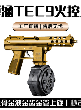 博涵TEC9火控CNC金属鱼骨wargame玩具枪成人合法专用发射器tec9枪