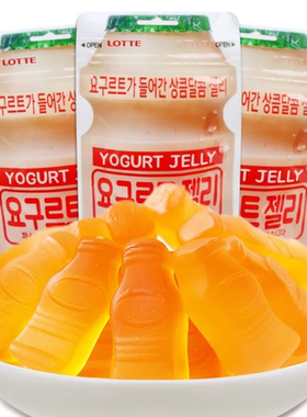 韩国乐天酸乳酸奶味嚼着吃的软糖