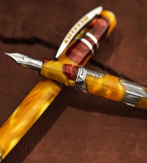 Ручка перьевая 国内现货 visconti智人2022年限量版亚利桑那的日落18k金尖钢笔