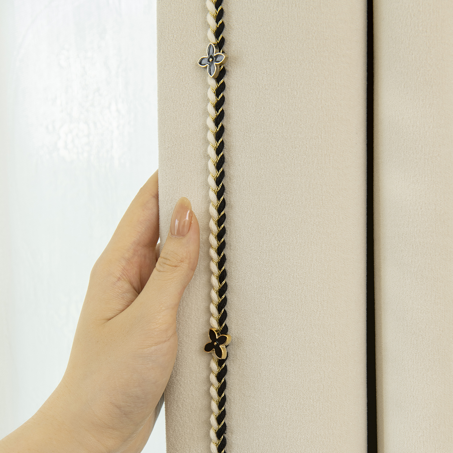 窗帘花边小香风金线毛线编织花边服装辅料领口袖口装饰配件M-959