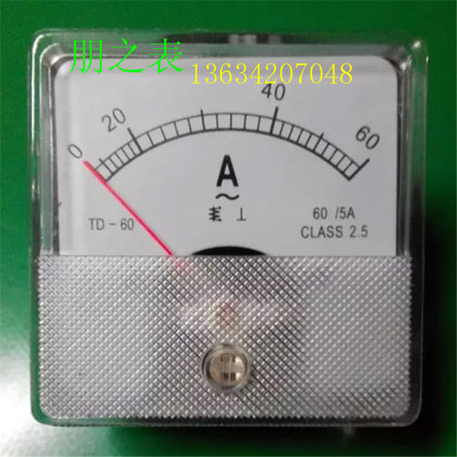 卓越牌指针式交流电流表TD-60 60/5A 50/5A 100/5A电焊机仪表