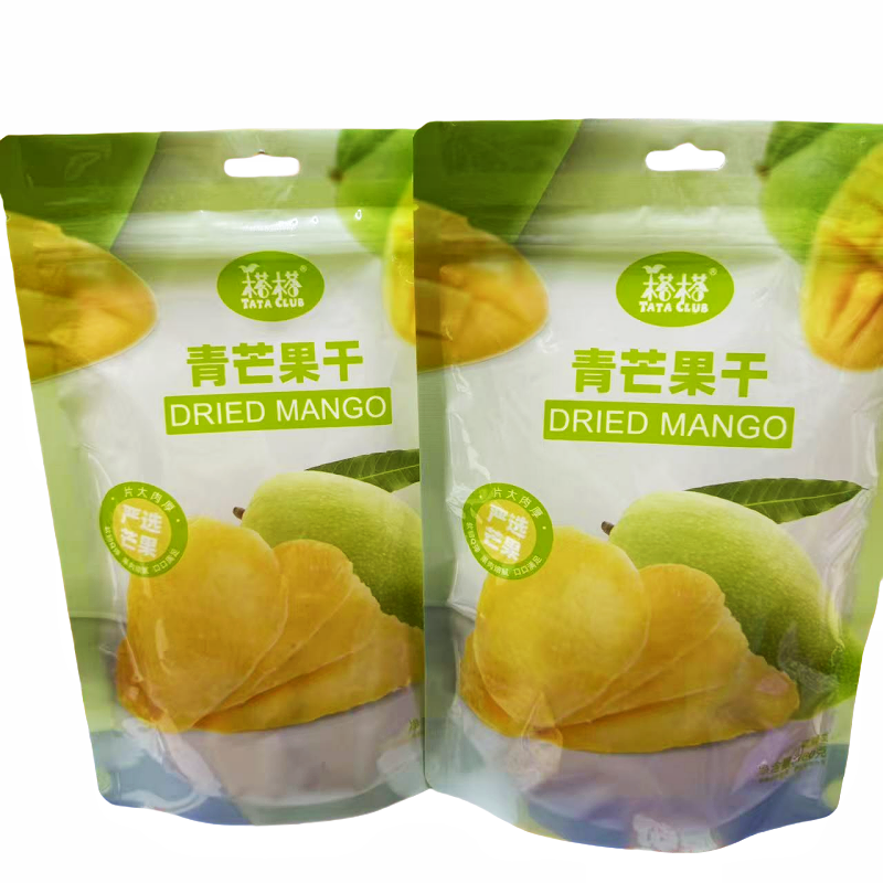 青芒果干果休闲零食水果干厚切青芒干180g开胃即食办公室芒果干片