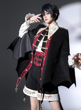 温柔限定原创正品血族少年矜贵宫廷感哥特风魔法Lolita王子服套装
