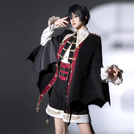 温柔限定原创正品血族少年矜贵宫廷感哥特风魔法Lolita王子服套装