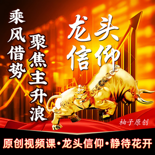 原创炒股教程龙头战法游资心法龙头股战法炒股养家龙头信仰