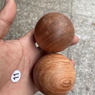 原木正品，缅甸花梨大果紫檀原木6.0cm练手球有木香味，一物一拍