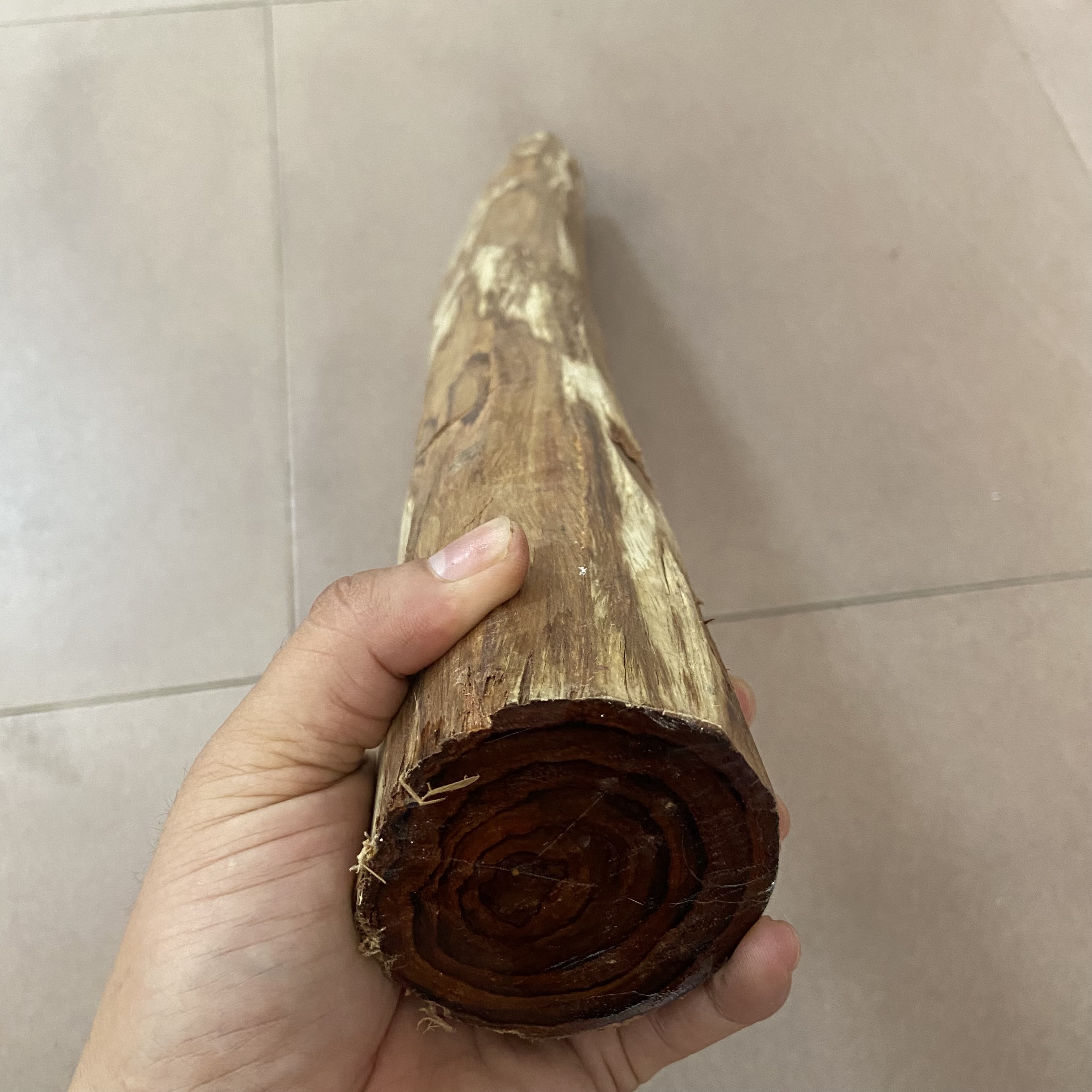 原木越南黄花梨珠子料牌子料.一物一拍