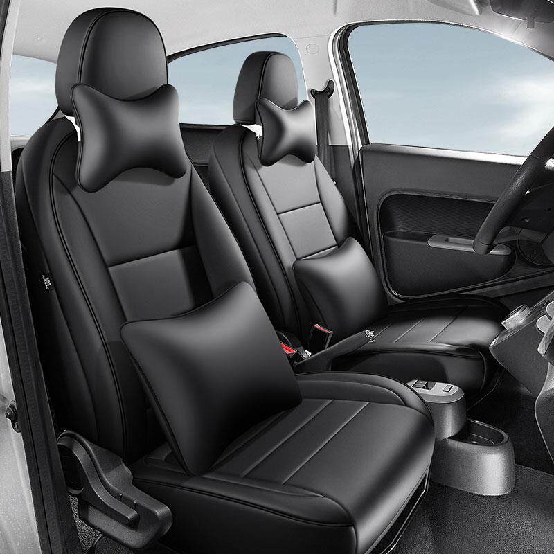 欧拉R1黑猫专用座套21款22款白猫汽车坐垫四季全包皮革装饰座椅套