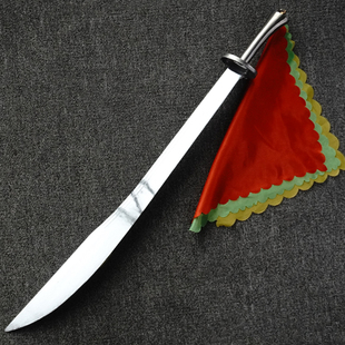 武术刀表演软响刀练功硬花刀训练比赛儿童单刀未开刃男女式 太极刀