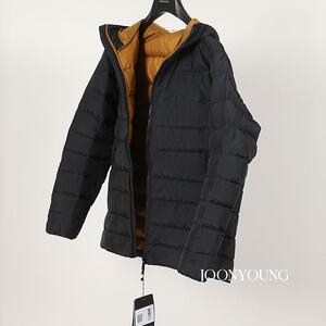 JOONYOUNG 鸟18K黑金鹅绒填充 多功能户外休闲保暖轻量连帽羽绒服