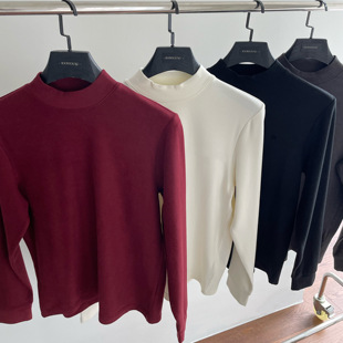 四色半高领羊绒打底衫 JOONY 日本东洋发热纤维 杰家出品 YOUNG
