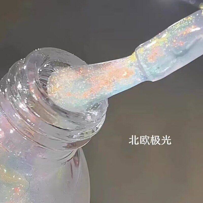冰透裸色系列指甲油批发免烤不可甲油胶