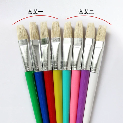 Пластиковая детская кисть, 4 шт, «сделай сам»