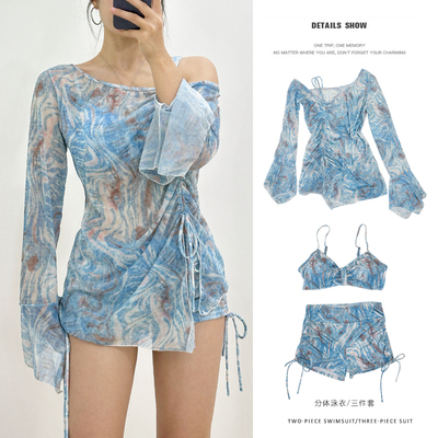 大码微胖mm泳衣女夏性感游泳装