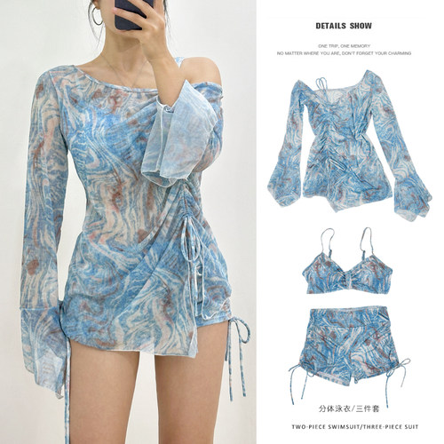 大码微胖mm泳衣女夏性感游泳装