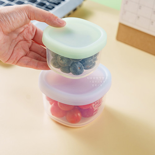 食品级硅胶小罐子迷你保鲜盒