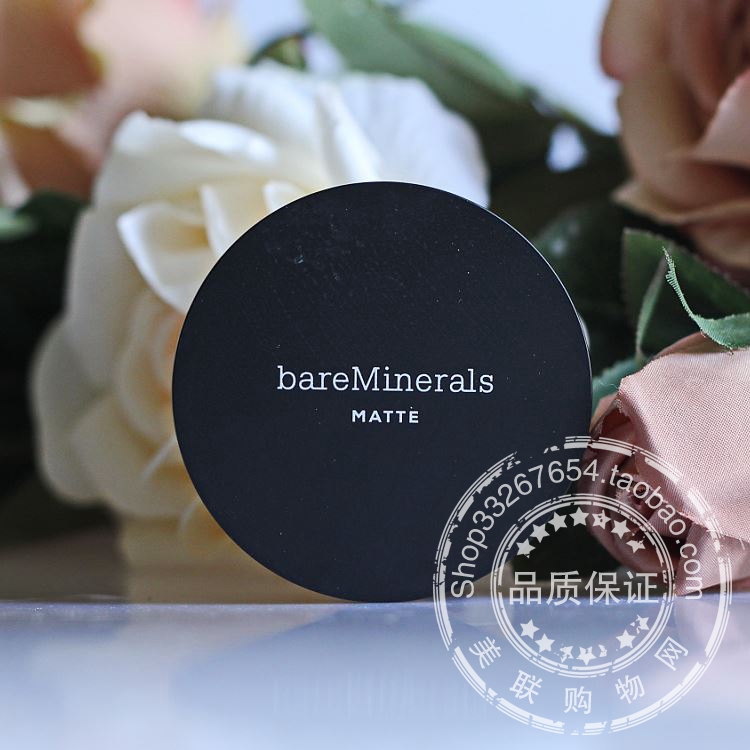 现货送粉刷 bareMinerals贝茗 Matte控油哑光矿物质散粉粉底