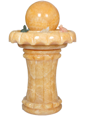 流水摆件石材喷泉办公室中式