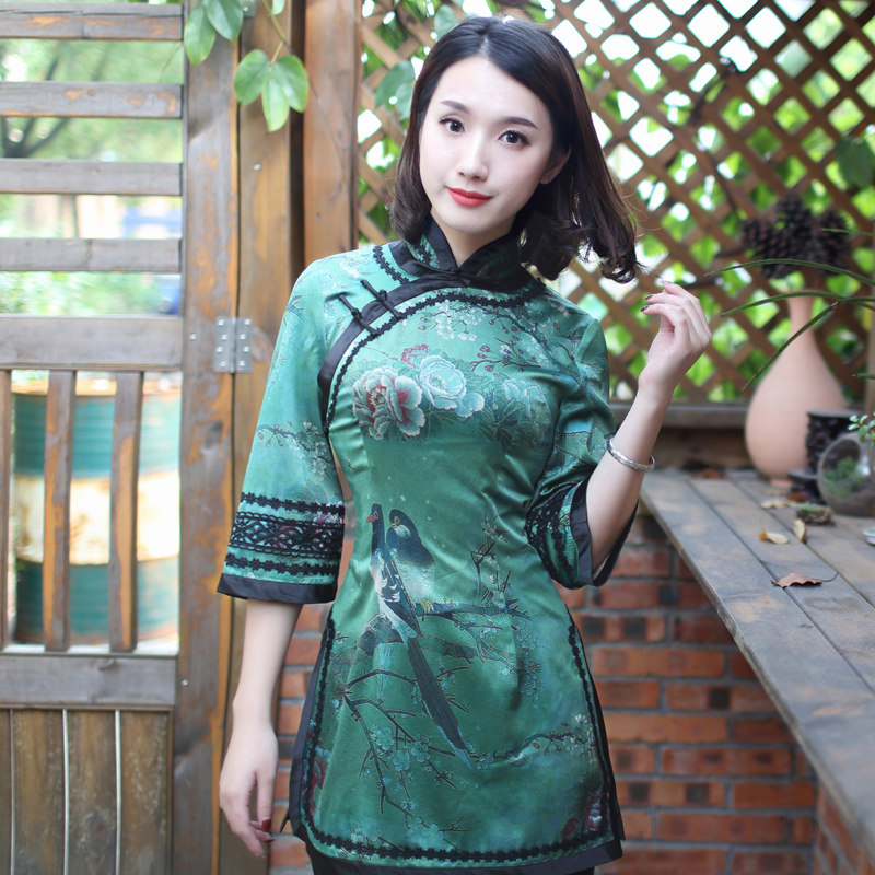 Women's wear Spring Buddhist clothes Tea specialist meditation Improvement Hanfu Mid length version cheongsam jacket Tang costumein the Women's clothing/Boutique , Costume/National costume/Stage costumes , Costume/Chinese clothing , Jacket  category - from Buy2taobao.com to provide professional Taobao agent buy service