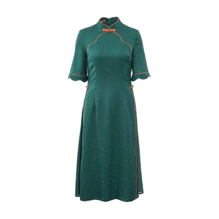 如意风夏季新款国风改良奥黛连衣裙显瘦气质高考季送考旗袍24R591