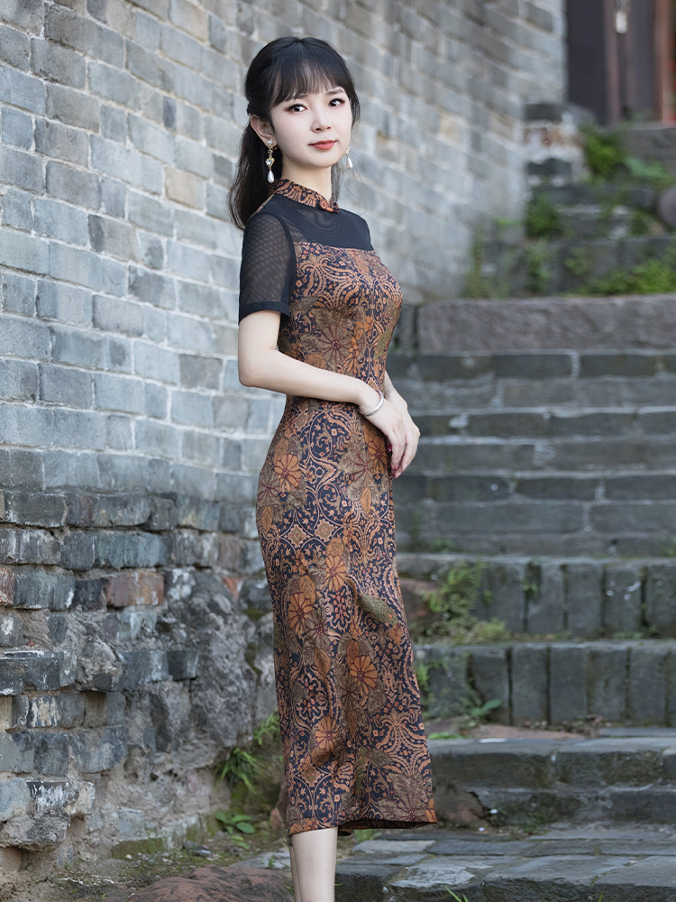 改良旗袍2022年新款连衣裙女夏