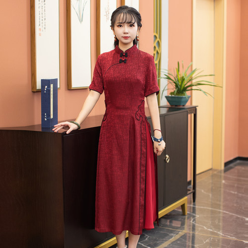 2023年旗袍如意风改良