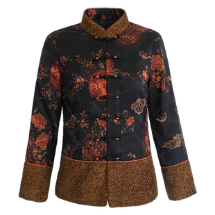 如意风唐装女冬季棉袄棉衣棉服夹棉加厚保暖盘扣上衣外套中式女装