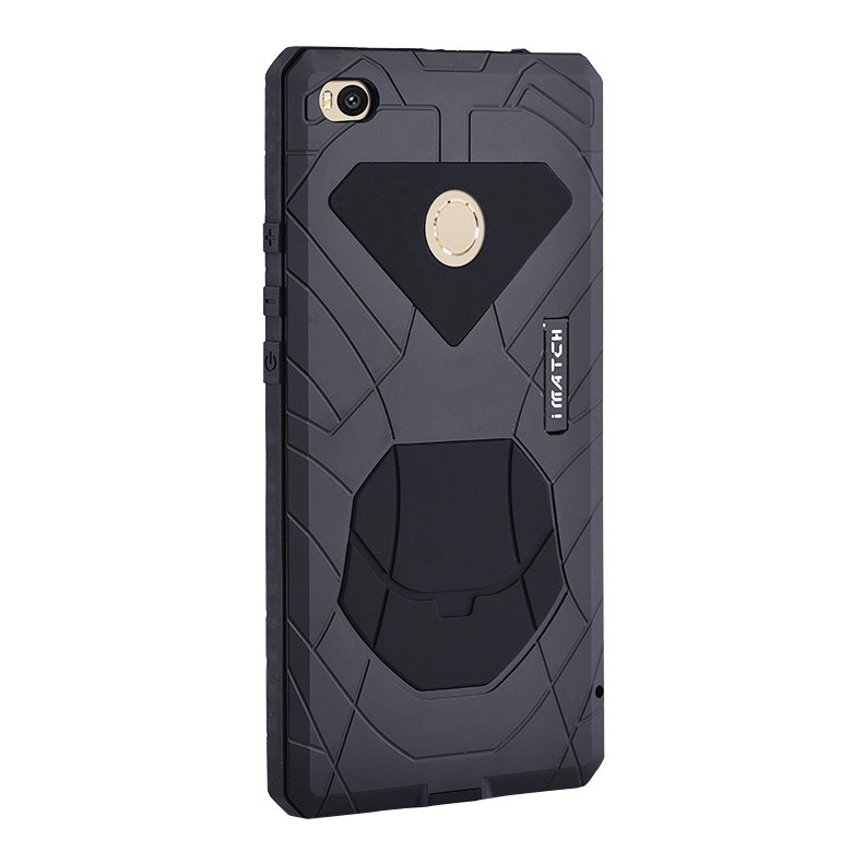iMatch Water Resistant Shockproof Dust/Dirt/Snow-Proof Aluminum Metal Military Heavy Duty Armor Protection Case Cover for Xiaomi Mi Max 2