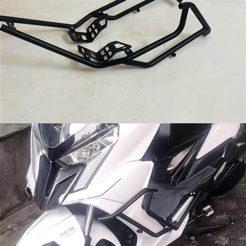 适用光阳Racingx150保险杠RKS150护杠防摔杠改装长征通用
