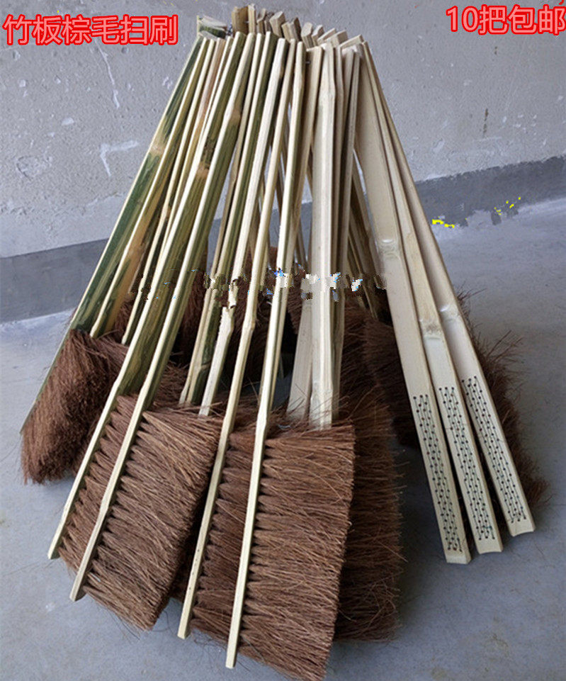 包邮棕毛仿猪鬃毛刷长柄刷工业纺织厂毛刷机器清洁扫刷子环保棕榈
