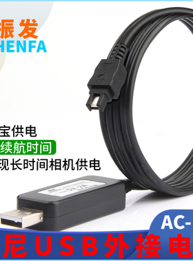 振发 适用于 索尼摄像机HDR-CX700E CX180E CX610E XR350E PJ790 XR260电源适配器USB线充电器电池边拍边充