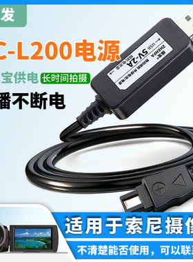 振发 适用索尼摄像机AC-L200电源适配器HDR-PJ670 PJ675 PJ820E外接USB充电器HDR-XR350 XR550 PJ790E PJ390