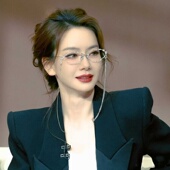 猫眼镶钻钻石眼镜框女款 戚薇同款 GM韩版 潮y2k辣妹凹造型素颜眼镜