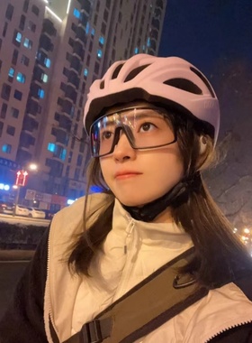 防紫外线方形骑行男女变色眼镜