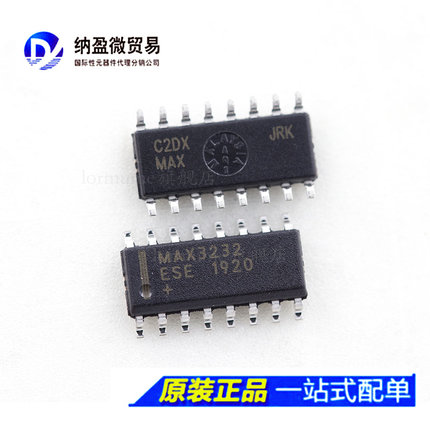 MAX3232 MAX3232CSE MAX3232ESE SOP16 RS-232收发器 IC